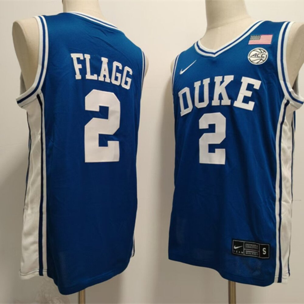 #2 Cooper Flagg Navy Jersey 2 Stitched